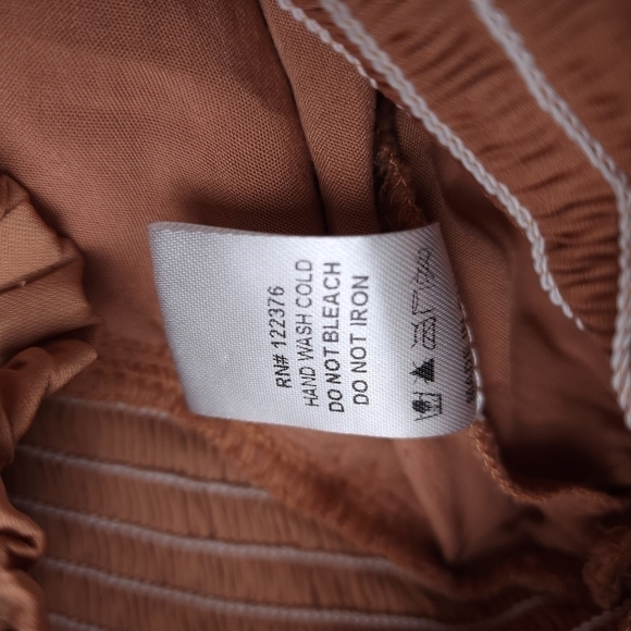 Mustard Seed Tan Ruffle Layered Skort Sz M - Picture 6 of 8